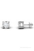 CaratLane Matilda Diamond Silver Stud Earring